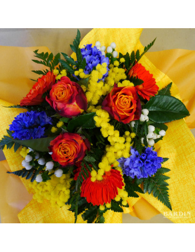 Bouquettò grande con mimosa