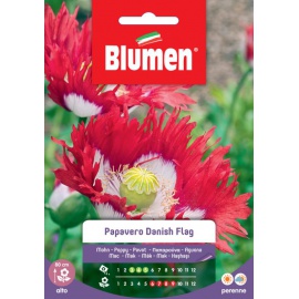 BLUMEN PAPAVERO DANISH FLAG