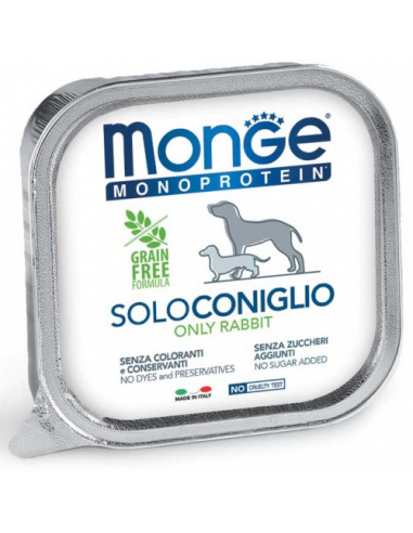 MONGE MONOPROTEIN CONIGLIO 150 GR