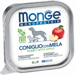 MONGE MONOPROTEIN CONIGLIO CON MELA 150 GR