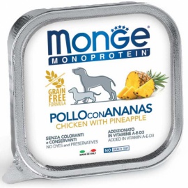 MONGE MONOPROTEIN POLLO CON ANANAS 150 GR
