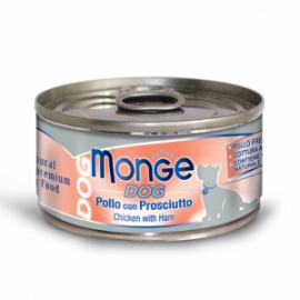 MONGE POLLO PROSCIUTTO 95 GR 