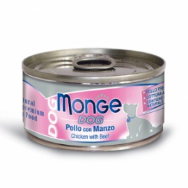 MONGE POLLO MANZO 95 GR 