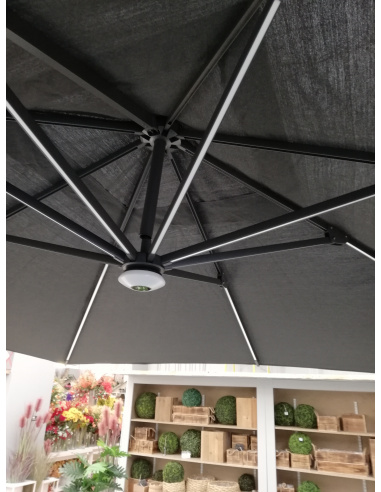 OMBRELLONE MILANO LED 3X3 METRI