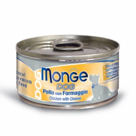 MONGE POLLO CON FORMAGGIO 95 GR 