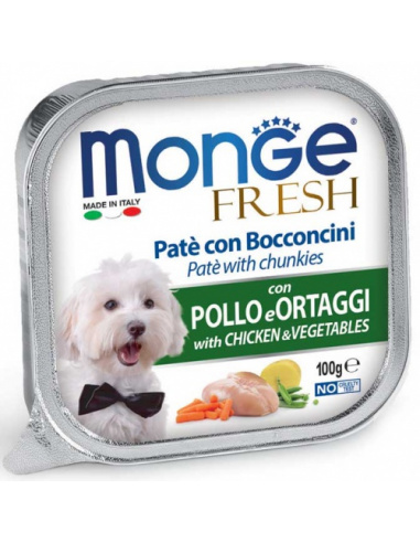 MONGE FRESH POLLO E ORTAGGI 100 GR