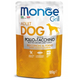 MONGE GRILL POLLO E TACCHINO 100 GR 
