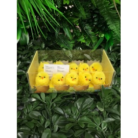 CONFEZIONE 10 PULCINI GIALLI 5CM 