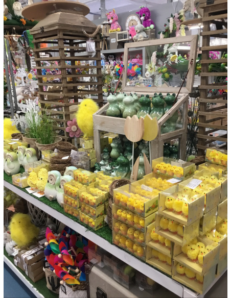 CONFEZIONE 6 PULCINI COLORATI MISTI 6 CM CON CORONA 