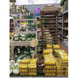 CONFEZIONE 6 PULCINI GIALLI MISTI 6 CM CON BERRETTI E OCCHIALI 2