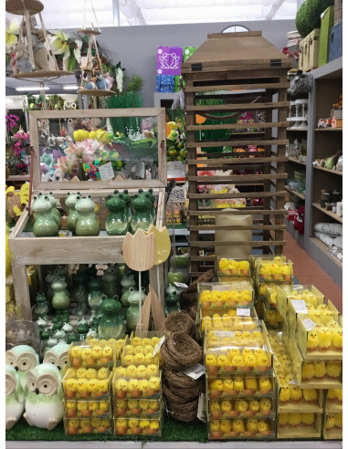 CONFEZIONE 6 PULCINI GIALLI MISTI 6 CM CON BERRETTI E OCCHIALI