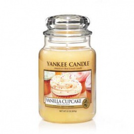YANKEE CANDLEE VANILLA CUPCAKE 