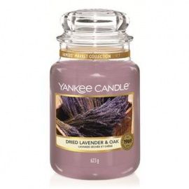 YANKEE CANDLE DRIED LAVANDER & OAK 