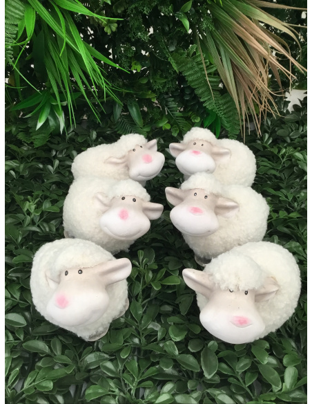 PECORA IN TERRACOTTA H.11 CM ASSORTITA