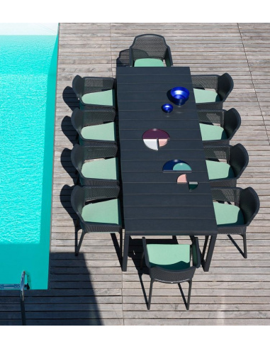 NARDI TAVOLO RIO 140 RESINA TORTORA