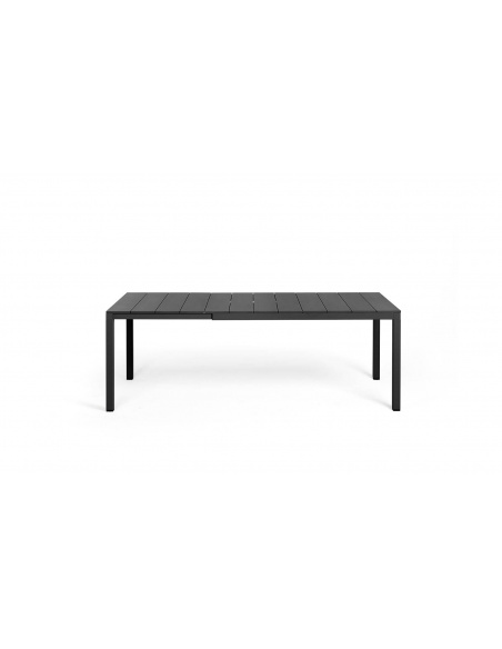 NARDI TAVOLO RIO 140 ALLUMINIO ANTRACITE
