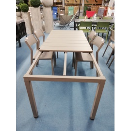 NARDI TAVOLO RIO 140 ALLUMINIO TORTORA 2