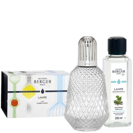 LAMPE BERGER PARIS COF. LAMPADA CRASSET TRASPARENTE 