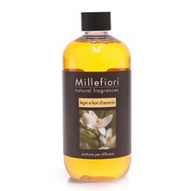 MILLEFIORI MILANO RICARICA DIFFUSORE STICK 500 ML LEGNI E FIORI D'ARANCIO
