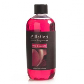 MILLEFIORI MILANO RICARICA DIFFUSORE STICK 500 ML MELA & CANNELLA 