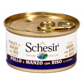 SCHESIR POLLO CON MANZO E RISO 85 GR