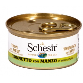 SCHESIR TONNETTO CON MANZO IN BRODO 70 GR