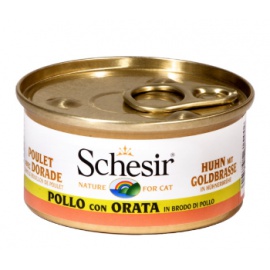 SCHESIR POLLO CON ORATA IN BRODO 70 GR