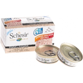 SCHESIR MULTIPACK TONNETTO CON SALMONE 300 GR