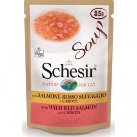 SCHESIR SOUP SALMONE ROSSO E CAROTE 85 GR