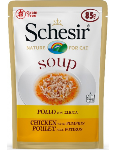 SCHESIR SOUP POLLO CON ZUCCA 85 GR