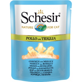 SCHESIR POLLO CON TRIGLIA IN BRODO 70 GR