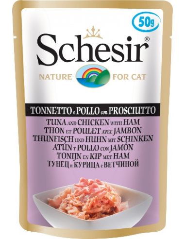 SCHESIR TONNETTO CON POLLO E SPIGOLA 50 GR