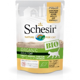 SCHESIR CAT BIO POLLO 85 GR