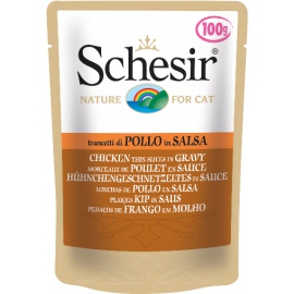 SCHESIR NATURAL SOFT JELLY TRANCETTI DI POLLO 100 GR 