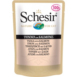 SCHESIR NATURAL SOFT JELLY TONNETTO E SALMONE 100 GR 