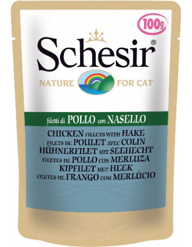 SCHESIR NATURAL SOFT JELLY POLLO E NASELLO 100 GR 