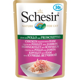 SCHESIR NATURAL SOFT FILETTI DI POLLO E PROSCIUTTO 100 GR 