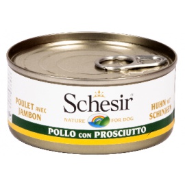 SCHESIR CANE POLLO CON PROSCIUTTO  150 GR