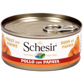 SCHESIR CANE POLLO CON PAPAYA  150 GR
