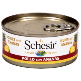 SCHESIR CANE POLLO CON ANANAS  150 GR