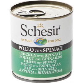 SCHESIR CANE POLLO CON SPINACI 285 GR