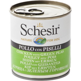 SCHESIR CANE POLLO CON PISELLI 285 GR