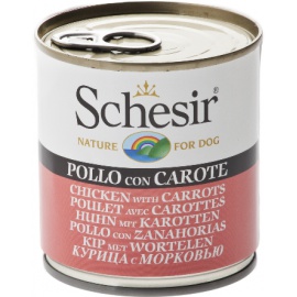 SCHESIR CANE POLLO CON CAROTE 285 GR