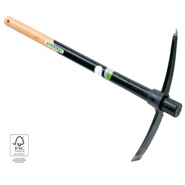 VERDEMAX PICCONE PUNTA E PENNA CON MANICO IN LEGNO 