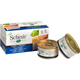 SCHESIR MULTIPACK CANE FILETTI DI TONNO CON SPIGOLA 85 GR