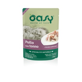 OASY CAT BUSTA SPEC. NAT POLLO CON TONNO 70 GR