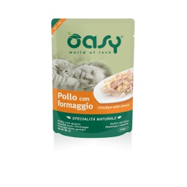 OASY CAT BUSTA SPEC. NAT POLLO CON FORMAGGIO 70 GR