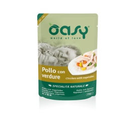 OASY CAT BUSTA SPEC. NAT POLLO CON VERDURE 70 GR