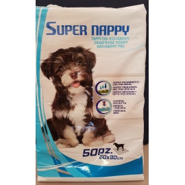 TAPPETINI IGENICI CROCI SUPER NAPPY 50PZ 60X90