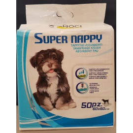 TAPPETINI IGENICI CROCI SUPER NAPPY 50 PZ 60X60